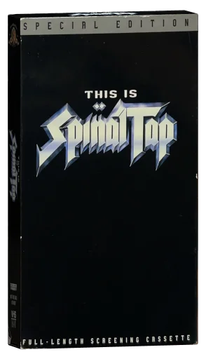This Is Spinal Tap VHS, MGM Home Entertainment