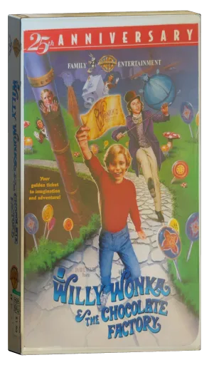Willy Wonka & the Chocolate Factory VHS, Warner Home Video