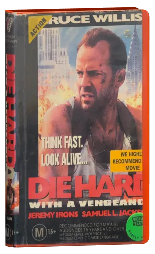 Die Hard: With a Vengeance VHS, Roadshow Entertainment