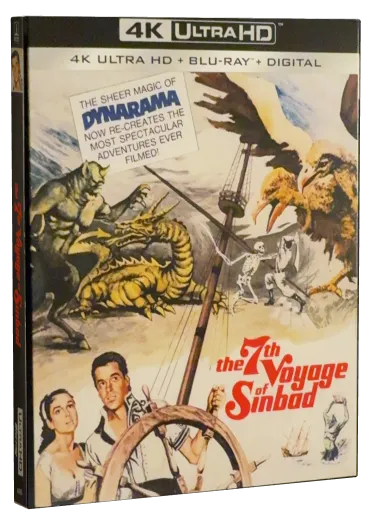 The 7th Voyage of Sinbad 4K-UHD cover