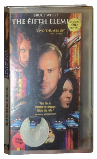 The Fifth Element VHS, Columbia Pictures