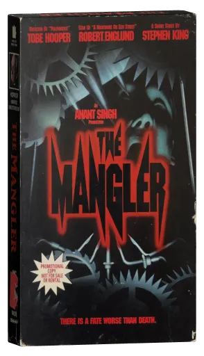 The Mangler VHS, New Line Home Video