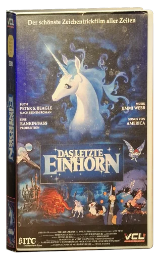 The Last Unicorn VHS, VCL