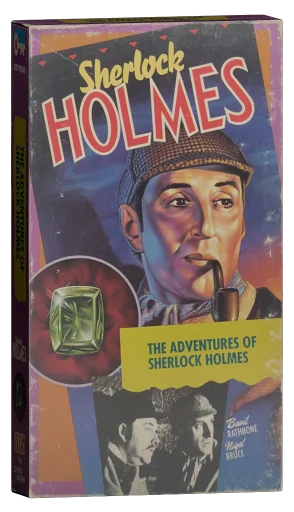 The Adventures of Sherlock Holmes VHS cover