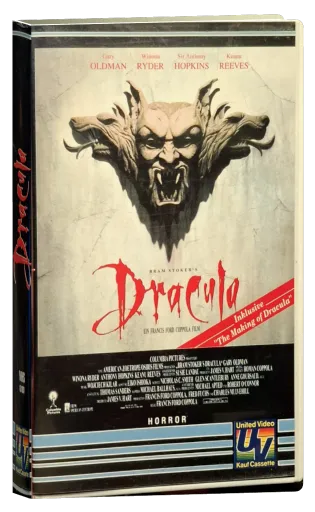 Bram Stoker's Dracula VHS, Columbia TriStar Home Video