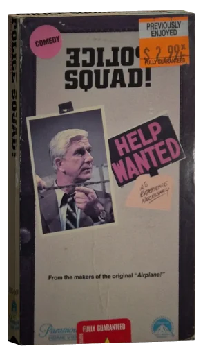 Police Squad! VHS, Paramount Home Video