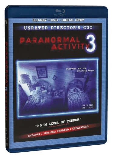 Paranormal Activity 3 Blu-ray, Paramount