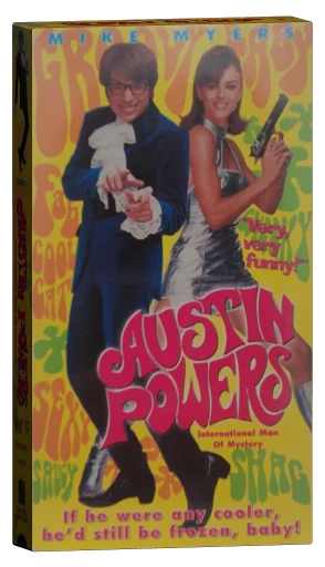 Austin Powers: International Man of Mystery VHS, New Line Home Video