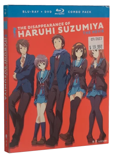 The Disappearance of Haruhi Suzumiya Blu-ray cover