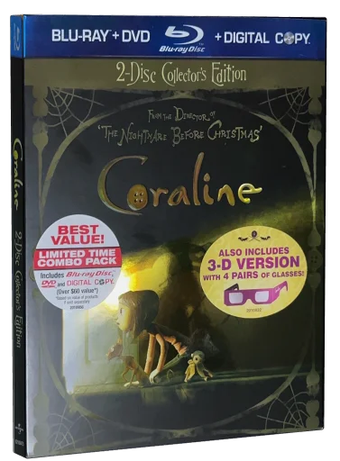 Coraline Blu-ray, Focus Features