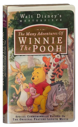 The Many Adventures of Winnie the Pooh VHS, Buena Vista Home Video