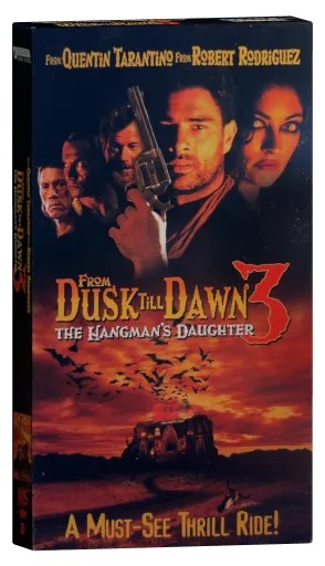 From Dusk Till Dawn 3: The Hangman's Daughter VHS, Dimension Home Video
