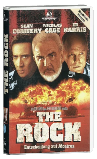 The Rock VHS, Hollywood Pictures Home Entertainment