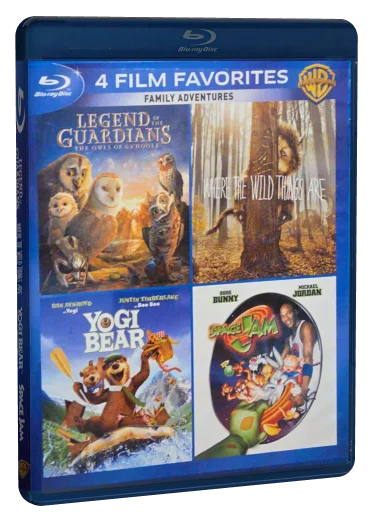 4 Film Favorites: Family Adventures Blu-ray cover