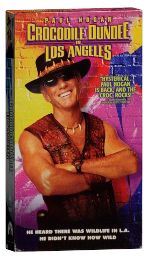 Crocodile Dundee in Los Angeles VHS, Paramount