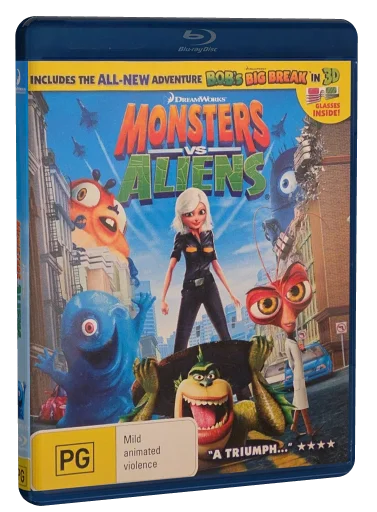 Monsters vs Aliens Blu-ray, DreamWorks