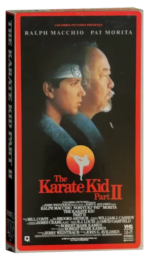The Karate Kid Part II VHS, Columbia TriStar Home Video