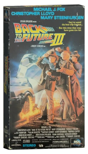 Back to the Future Part III VHS, MCA Universal Home Video