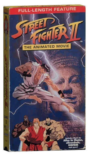 Street Fighter II: The Animated Movie VHS, Renegade Home Video