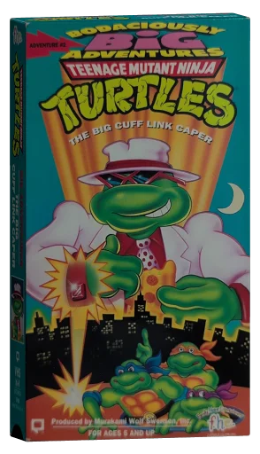 Teenage Mutant Ninja Turtles VHS, Family Home Entertainment