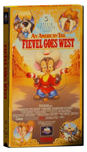 An American Tail: Fievel Goes West VHS, MCA Universal Home Video