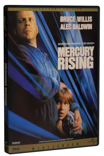 Mercury Rising DVD, Universal Studios Home Video