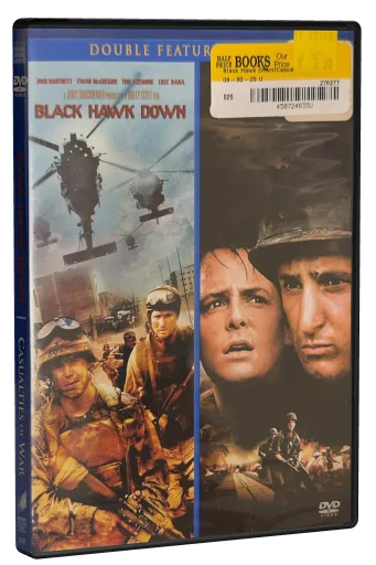 Black Hawk Down / Casualties of War DVD cover