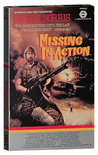Missing in Action VHS, MGM/UA Home Video