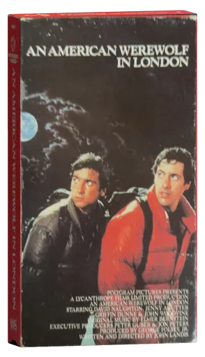 An American Werewolf in London VHS, Vestron Video