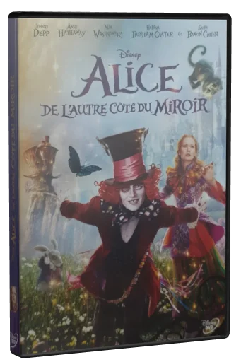Alice Through the Looking Glass DVD cover
