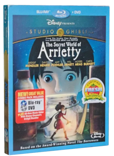 The Secret World of Arrietty Blu-ray, Walt Disney Studios Home Entertainment