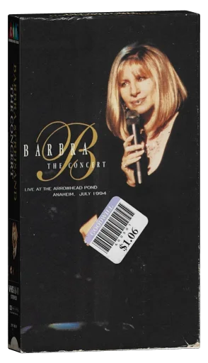 Barbra: The Concert VHS, Columbia Music Video