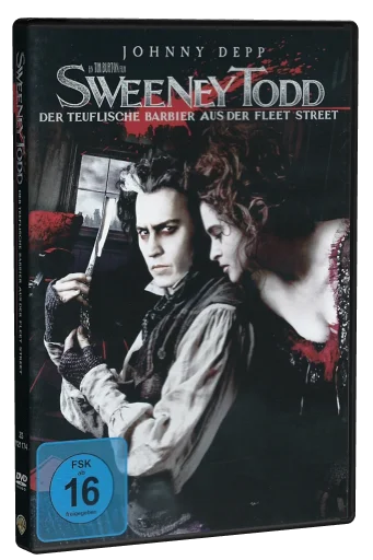 Sweeney Todd: The Demon Barber of Fleet Street DVD, Warner Bros.