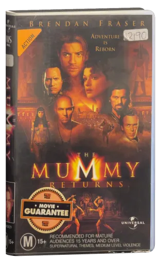 The Mummy Returns VHS, Universal