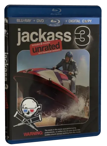 Jackass 3D Blu-ray, Paramount Pictures Home Entertainment