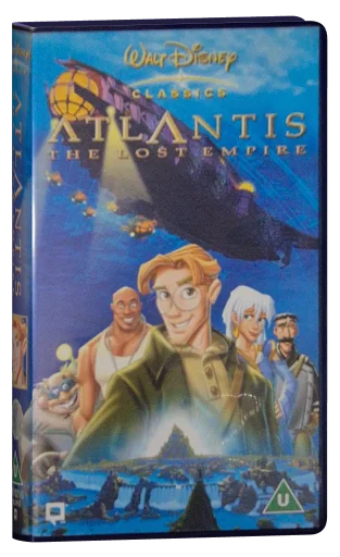 Atlantis: The Lost Empire VHS, Buena Vista Home Entertainment