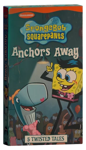 SpongeBob SquarePants: Anchors Away VHS cover