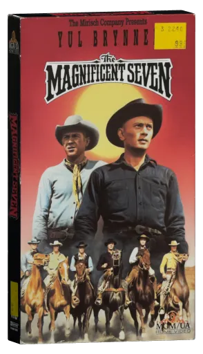 The Magnificent Seven VHS, MGM/UA Home Video