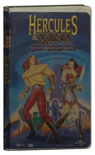 Hercules and Xena - The Animated Movie: The Battle for Mount Olympus VHS cover