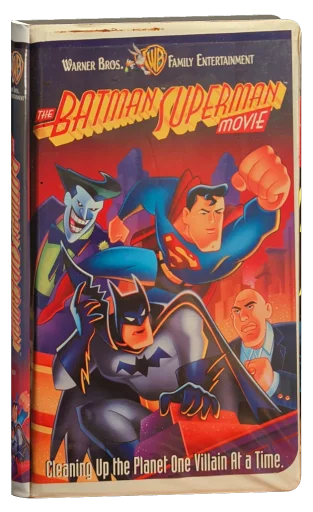 The Batman/Superman Movie: World's Finest VHS, Warner Bros. Family Entertainment