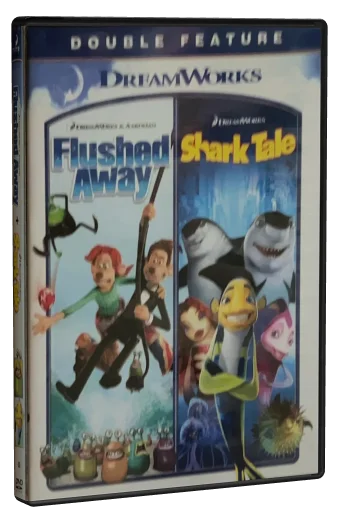 Flushed Away / Shark Tale DVD cover