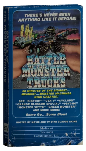 Battle of the Monster Trucks Betamax cover