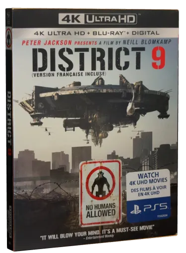 District 9 Blu-ray, Sony Pictures
