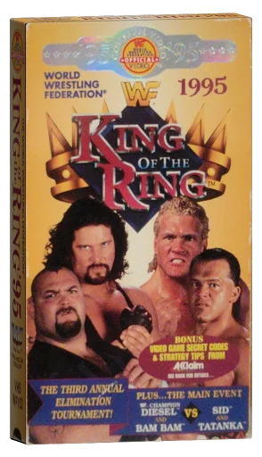 WWF King of the Ring 1995 VHS cover
