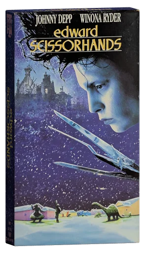 Edward Scissorhands VHS, CBS/FOX Video