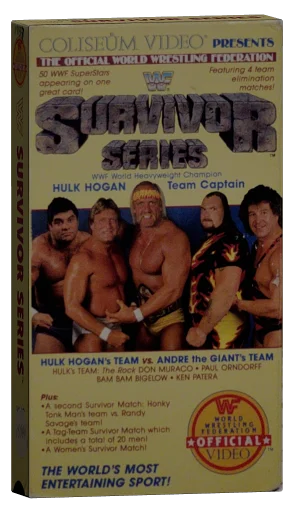 WWF Survivor Series 1987 VHS cover