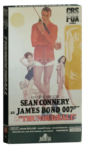 Thunderball VHS, CBS/FOX Video