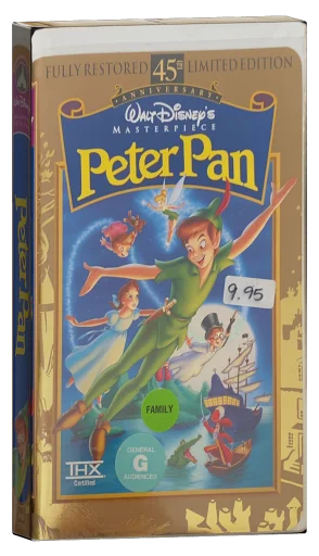 Peter Pan VHS, Walt Disney Home Video