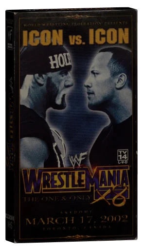 WWF WrestleMania X8 VHS cover