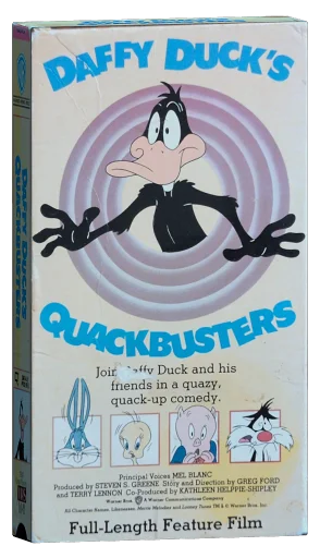 Daffy Duck's Quackbusters VHS, Warner Home Video